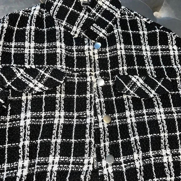 Tweed cropped jacket - Picture 2 of 2